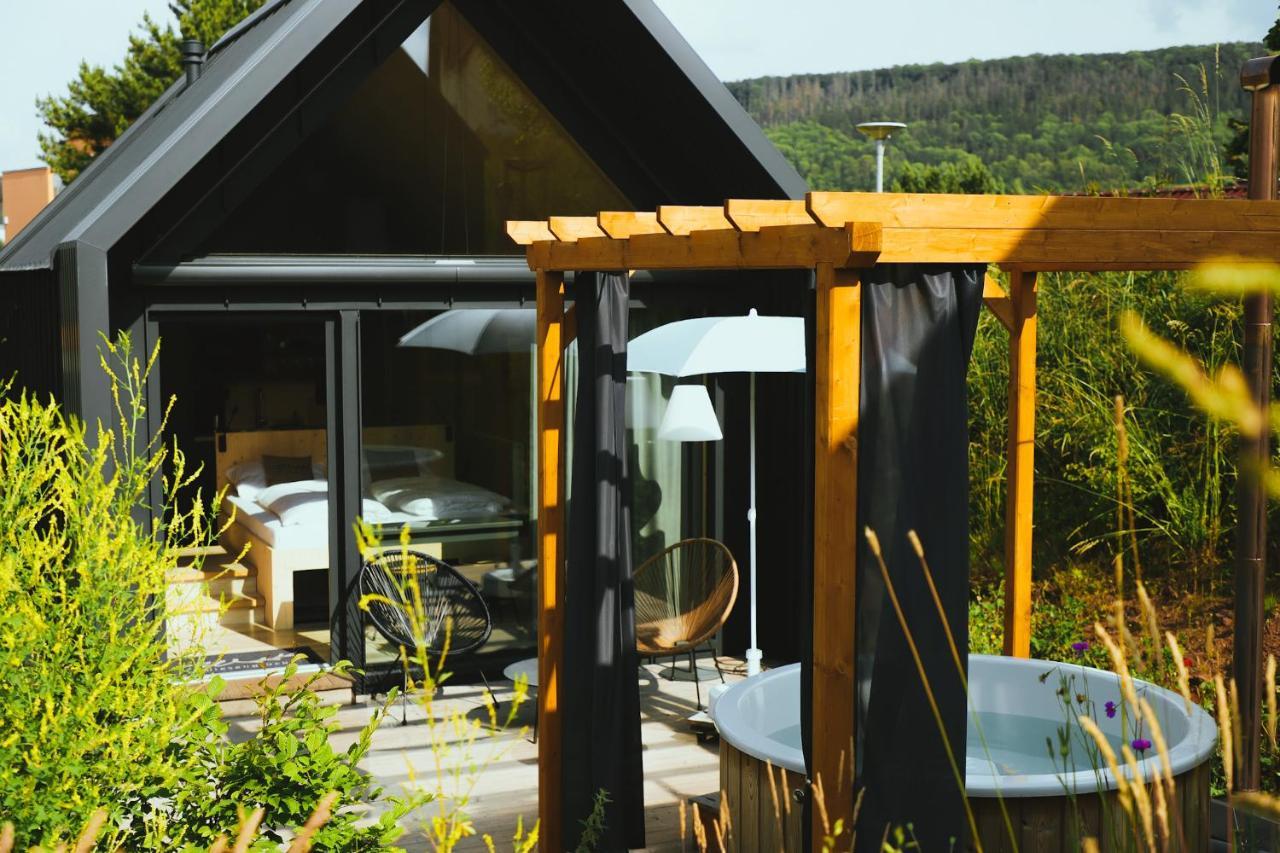 Wiesenglueck Tiny House Hotel Heiligenstadt Buitenkant foto